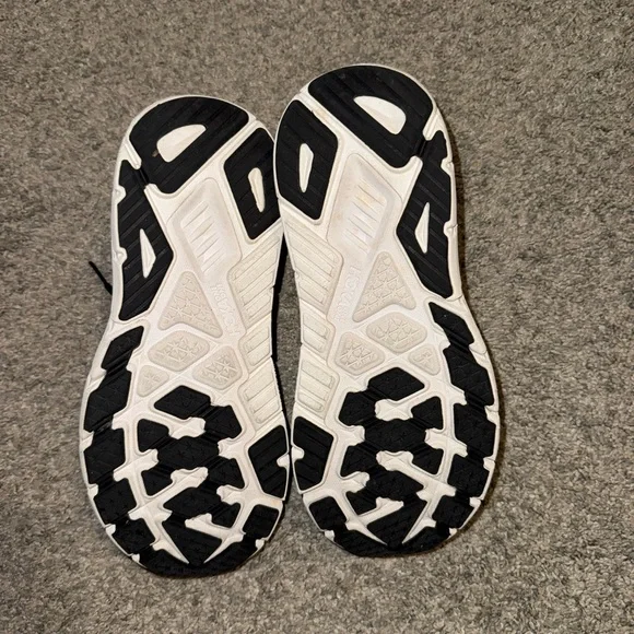 Hoka Women's Black Athletic Shoes with White Soles - Picture 4 of 4